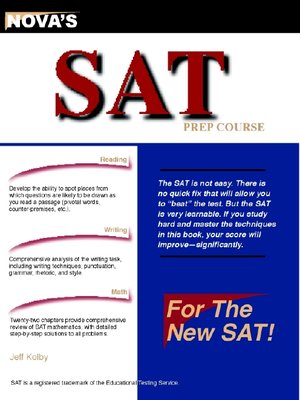 cover image of SAT Prep Course